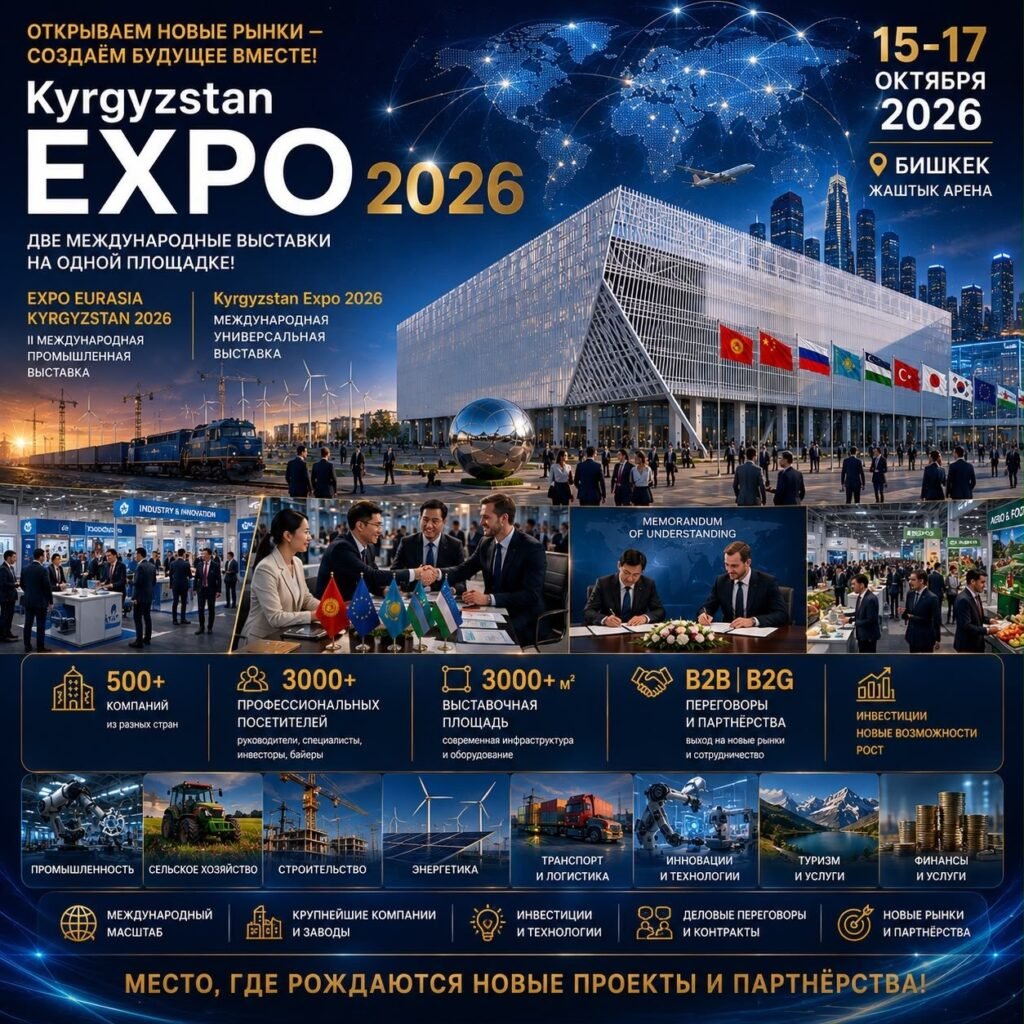 Бишкекте эки ири эл аралык көргөзмө өтөт — катышуучуларды эмнелер күтөт — контекст события