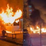 В 12-м микрорайоне Бишкека загорелись точки быстрого питания — Новости Кыргызстана