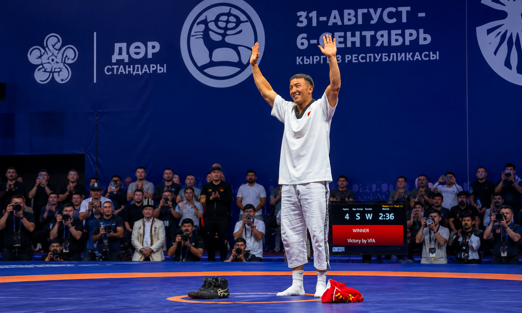 Азисхан Мусабек уулу завершил спортивную карьеру победой на Играх кочевников — Новости Кыргызстана