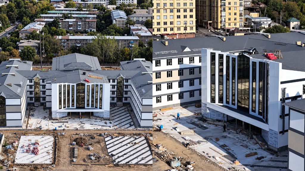 Ош шаарында 1 миң 200 орундуу чоң мектеп курулду — Новости Кыргызстана