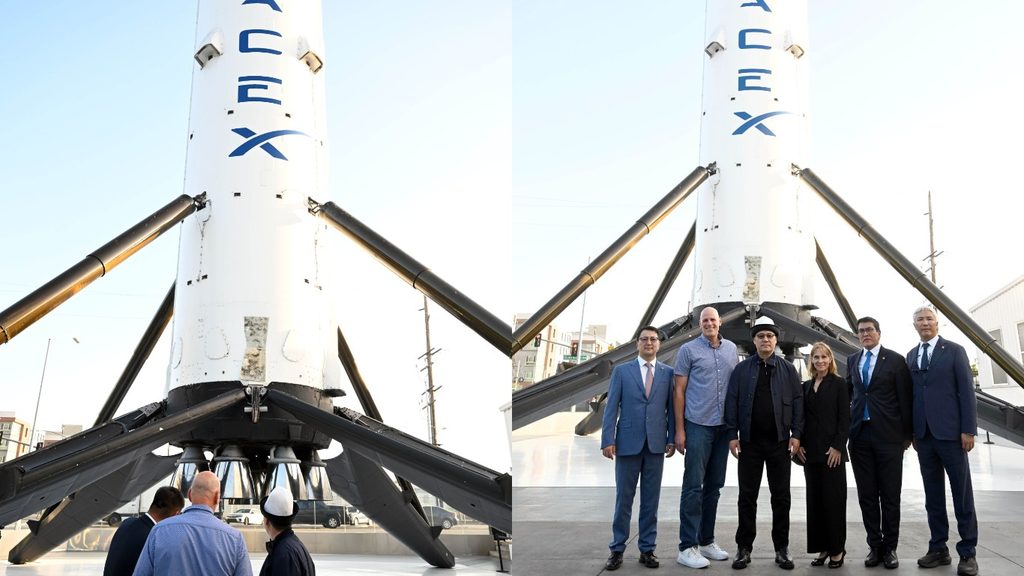 Садыр Жапаров Илон Масктын SpaceX компаниясынын Калифорниядагы өндүрүштүк комплексине барды — иллюстрация