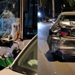 Бишкекте автобустун айдоочусу 6 унааны сүзүп, адамдар жабыркады — Новости Кыргызстана