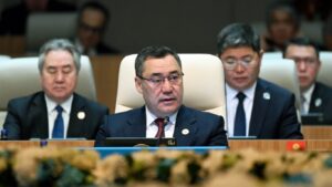 Садыр Жапаров геосаясий өзгөрүүлөрдүн шартында ТМУнун ролу өсүп жатканын билдирди — Новости Кыргызстана