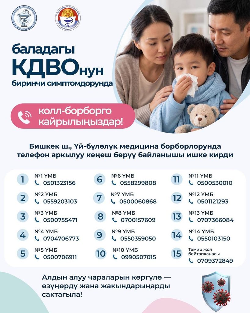 Бишкекте балдардын КРВИ оорусу боюнча телефон аркылуу кеңеш берүү кызматы ишке кирди — байланыш номурлары — Новости Кыргызстана